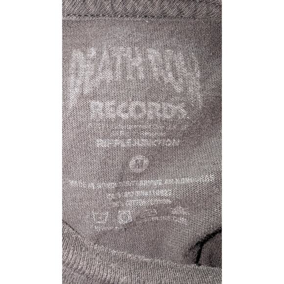 Unisex Death Row Records Cotton Graphic T-shirt Tee Black Red Logo Size Medium - Picture 3 of 3